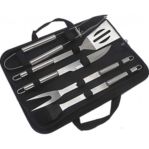 Σετ εργαλείων ψησίματος ΒΒQ ανοξείδωτα 5τμχ IGAS