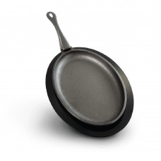 Oval cast iron pan with removable handle Napoleon