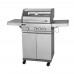 Ψησταριά υγραερίου GS GRILL VIEW 3+1 ΙΝΟΧ Thermogatz Ψησταριά υγραερίου GS GRILL VIEW 3+1 ΙΝΟΧ Thermogatz