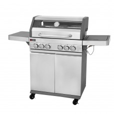 Gas grill GS GRILL VIEW 4+1+1 ΙΝΟΧ Thermogatz