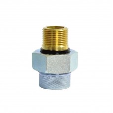 Divided dielectric connector 1/2'' male - female