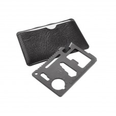 Credit card-sized multi-pocket tool