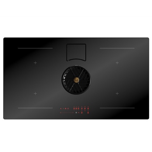 Επαγωγική εστία P80 4I CH 2M 30NC με απορροφητήρα Bertazzoni