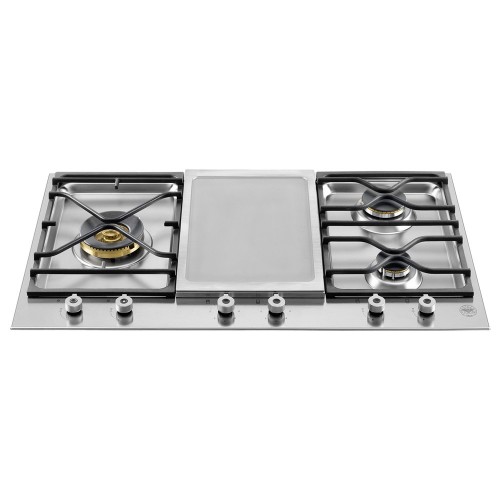 Εστία αερίου με Teppanyaki PM36 3 0G X Bertazzoni