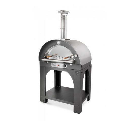 Φούρνος πίτσας υγραερίου PULCINELLA TETTO INOX 304 A GAS 60x60 Clementi