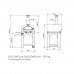 Φούρνος πίτσας υγραερίου PULCINELLA TETTO INOX 304 A GAS 60x60 Clementi