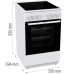 Κουζίνα ηλεκτρική GEC5A61WG Gorenje Κουζίνα ηλεκτρική GEC5A61WG Gorenje