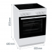 Κουζίνα ηλεκτρική GEC6A41WC Gorenje Κουζίνα ηλεκτρική GEC6A41WC Gorenje