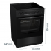Κουζίνα ηλεκτρική GEC6C40BG Gorenje