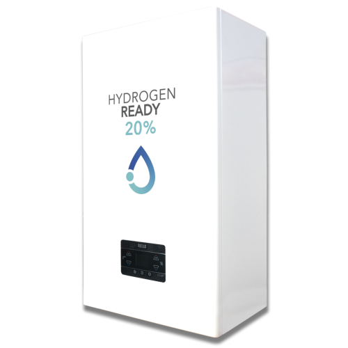 Λέβητας συμπύκνωσης αερίου START HYDROGEN READY 30kW kis Riello