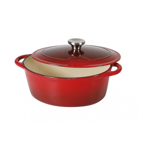 Γάστρα μαντεμένια εμαγιέ κόκκινο 29cm για όλες τις εστίες Γάστρα μαντεμένια εμαγιέ κόκκινο 29cm για όλες τις εστίες