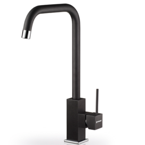 Μπαταρία κουζίνας με εκτεινόμενο ντους Volcano Adelita Pyragranite Pyramis