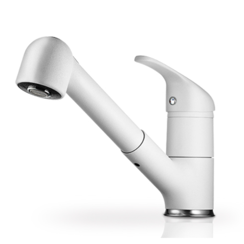 Μπαταρία κουζίνας με εκτεινόμενο ντους snow Festivo Pyramis