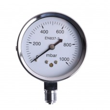 Millibarometer Φ63 1000mbar INOX 