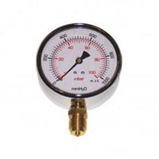 Low pressure manometer Φ100 1/2, 0-100mbar