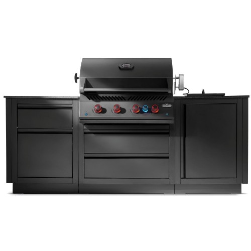 Εντοιχιζόμενη κουζίνα εξωτερικού χώρου Oasis με BIG32 700 Series Built-in Phantom Napoleon Εντοιχιζόμενη κουζίνα εξωτερικού χώρου Oasis με BIG32 700 Series Built-in Phantom Napoleon