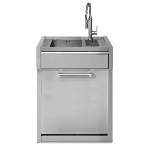 Μονάδα διπλού νεροχύτη 70cm με ένα ντουλάπι SWING G7C-L2-SS Steel Μονάδα διπλού νεροχύτη 70cm με ένα ντουλάπι SWING G7C-L2-SS Steel