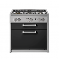 Μονάδα εστιών αερίου 90cm με δύο συρτάρια μαύρα SWING G9C-6W-AN Steel Μονάδα εστιών αερίου 90cm με δύο συρτάρια μαύρα SWING G9C-6W-AN Steel
