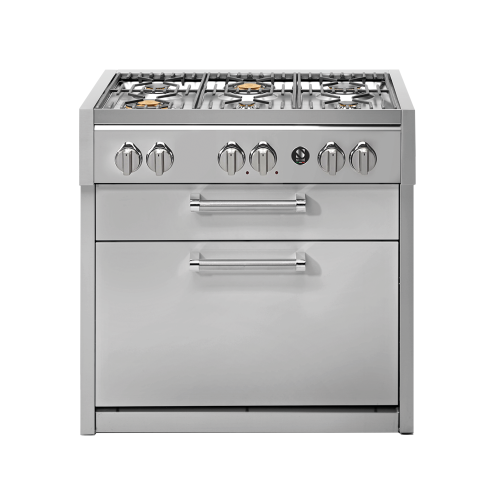 Μονάδα εστιών αερίου 90cm με δύο συρτάρια inox SWING G9C-6W-SS Steel Μονάδα εστιών αερίου 90cm με δύο συρτάρια inox SWING G9C-6W-SS Steel