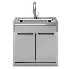 Μονάδα μεγάλου νεροχύτη 90cm με δύο ντουλάπια inox SWING G9C-L1G-SS Steel Μονάδα μεγάλου νεροχύτη 90cm με δύο ντουλάπια inox SWING G9C-L1G-SS Steel