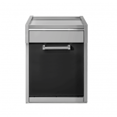 Μονάδα πάγκου 70cm με ένα συρτάρι inox & ένα ντουλάπι μαύρο SWING G7S-P-AN Steel Μονάδα πάγκου 70cm με ένα συρτάρι inox & ένα ντουλάπι μαύρο SWING G7S-P-AN Steel