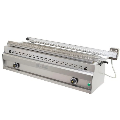Σουβλακιέρα αερίου με αυτόματη περιστροφή θέσεων SG40 SERGAS
