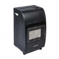 Gas heater 4200W black Kingfer