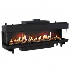 Ενεργειακό τζάκι LEO/LP/200/G31/37MBAR 8,5-17 kW τριών όψεων γκαζιού Kratki