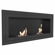 Επιτοίχια εστία βιοαιθανόλης JULIET/1500/TUV/BLACK KRATKI