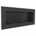 Επιτοίχια εστία βιοαιθανόλης JULIET/1500/TUV/BLACK KRATKI