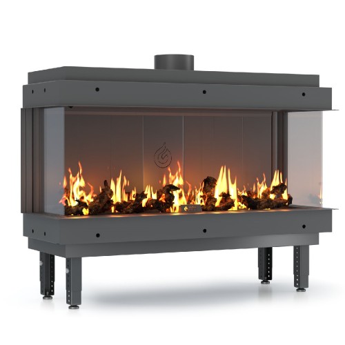 Τζάκι αερίου πανόραμα 70cm Thermogatz