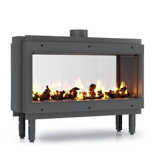 Τζάκι αερίου διαμπερές 70cm Thermogatz