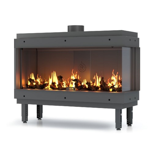 Τζάκι αερίου γωνιακό δεξί 70cm Thermogatz