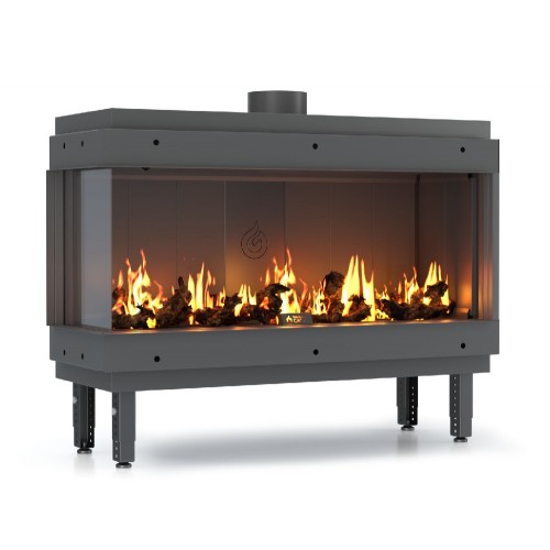 Τζάκι αερίου γωνιακό αριστερό 70cm Thermogatz