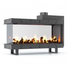 3-sided gas fireplace 70cm Thermogatz